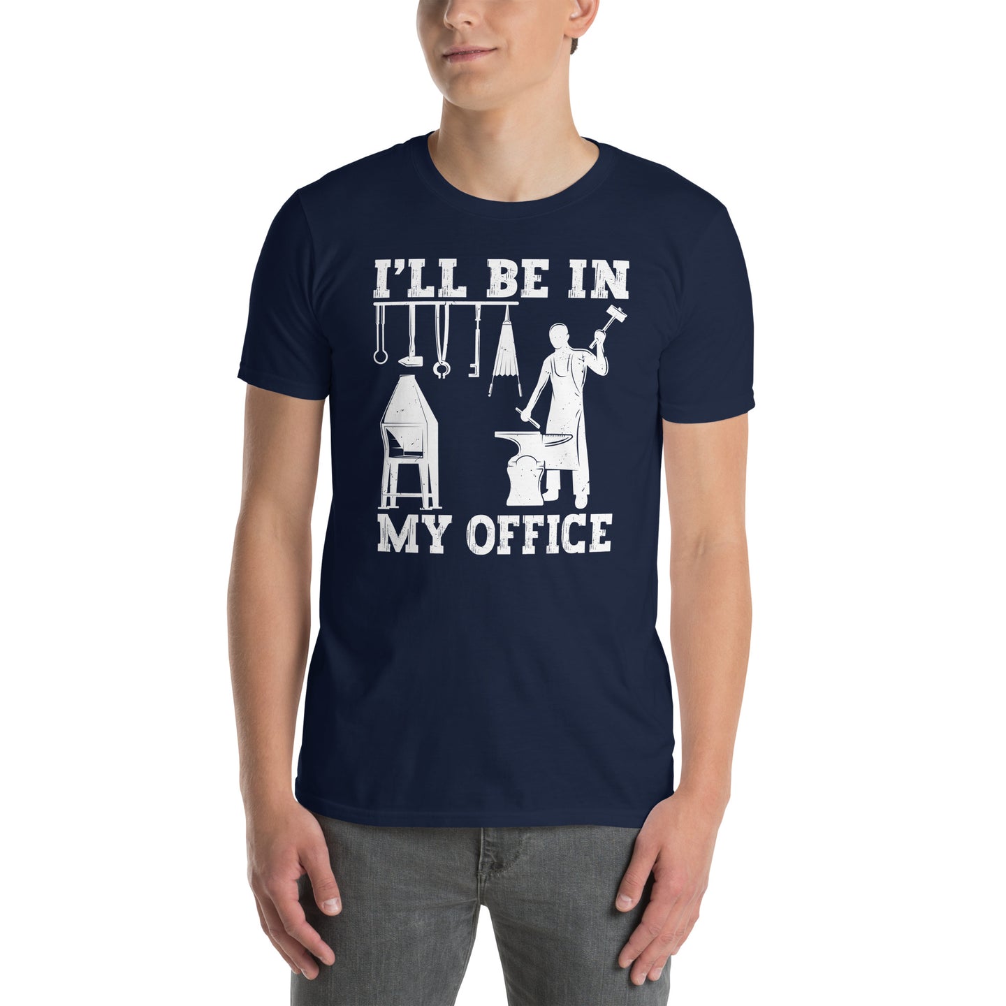 Blacksmith Forging T-Shirt - Funny 'My Office Forging' Shirt - Cuccico Design