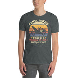 Funny Camel Towing Adult Humor T-Shirt - Cuccico Design
