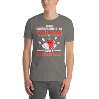 Old Man Bowling Shirt - Funny Bowler Gift Tee - Cuccico Design