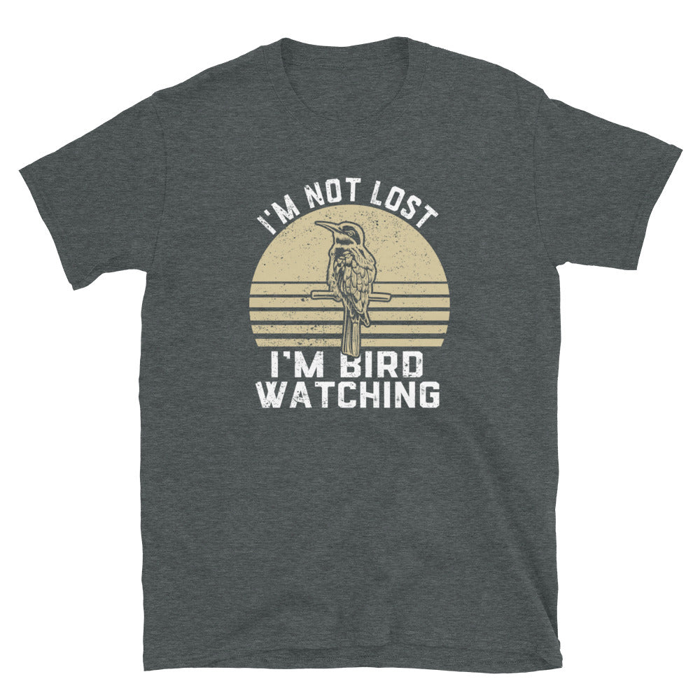 Bird Watching T-Shirt | I'm Not Lost I'm Birding Tee - Cuccico Design