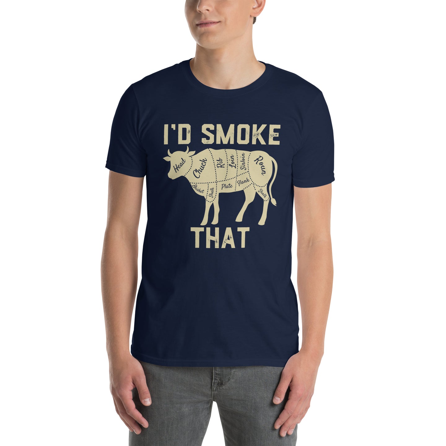 I'd Smoke That Shirt | Funny BBQ T-Shirt Gift for Men - Cuccico Design