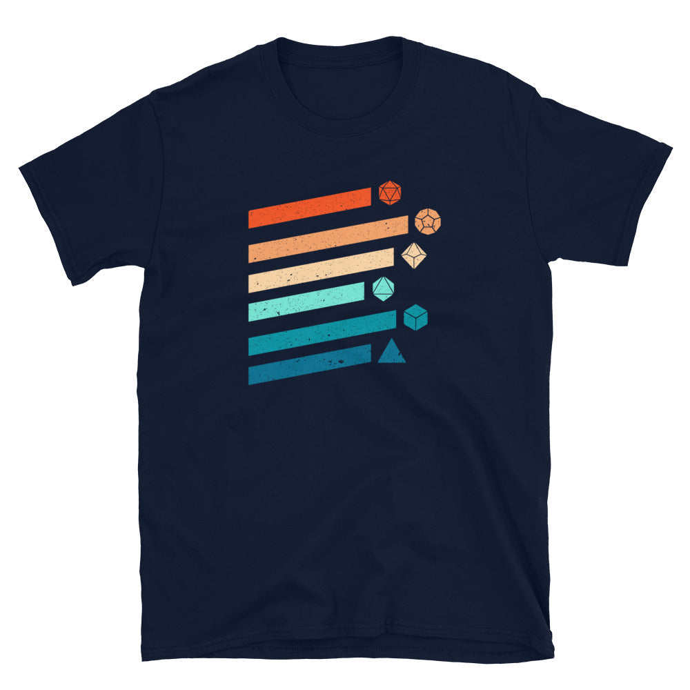Tabletop RPG D20 Dice T-Shirt - Minimalist Gaming Shirt - Cuccico Design