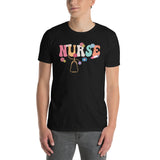 Cute Retro Floral Nurse Shirt | Groovy RN Gift - Cuccico Design