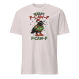 Merry F-Caw-F Christmas Shirt – Funny Holiday Chicken Meme Tee | Christmas 2025 | Cuccico | Cuccico