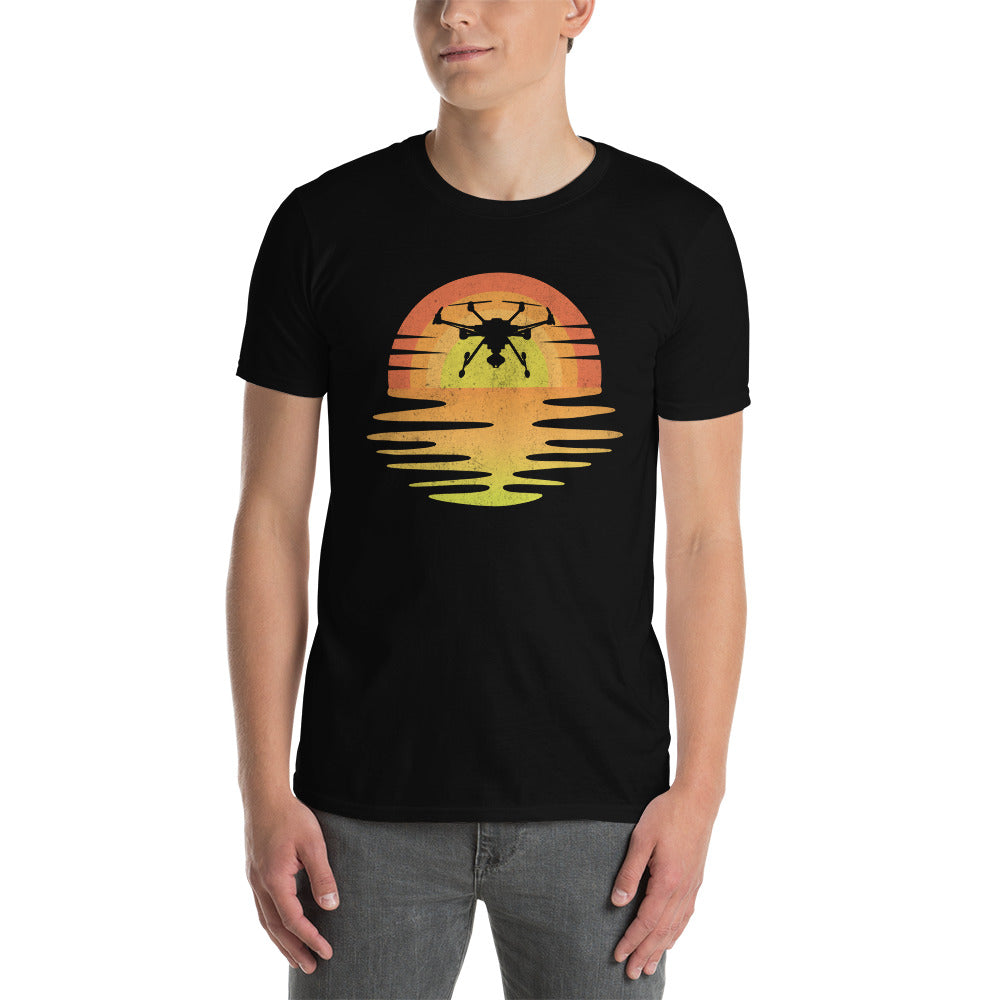 Drone Pilot T-Shirt - Unisex Retro Design - Cuccico Design