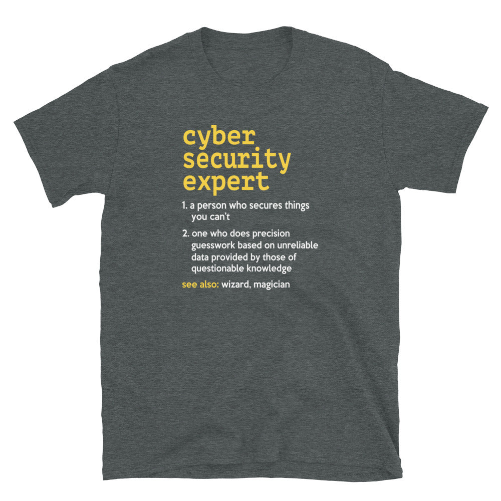 Cyber Security Expert T-Shirt | Tech Geek Apparel - Cuccico Design