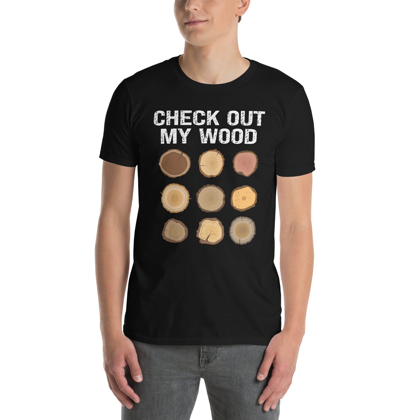 Check Out My Wood Funny Woodworking T-Shirt | Carpenter Gift - Cuccico Design