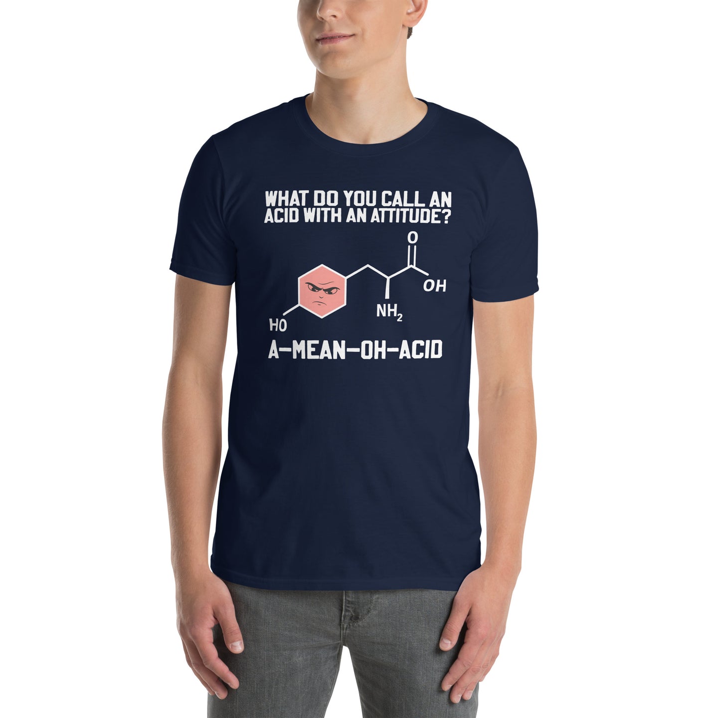 Funny Science Shirt | A-Mean-Oh-Acid T-Shirt for Teachers - Cuccico Design
