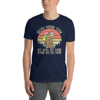 Sloth Hiking Team Shirt | Funny Adventure T-Shirt - Cuccico Design