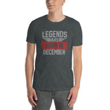 Legends Are Born in December T-shirt | December Birthday Gift for Men - Cuccico Design