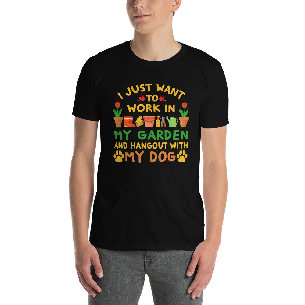 Funny Gardening Dog T-Shirt - Dog Lover Gift Tee - Cuccico Design