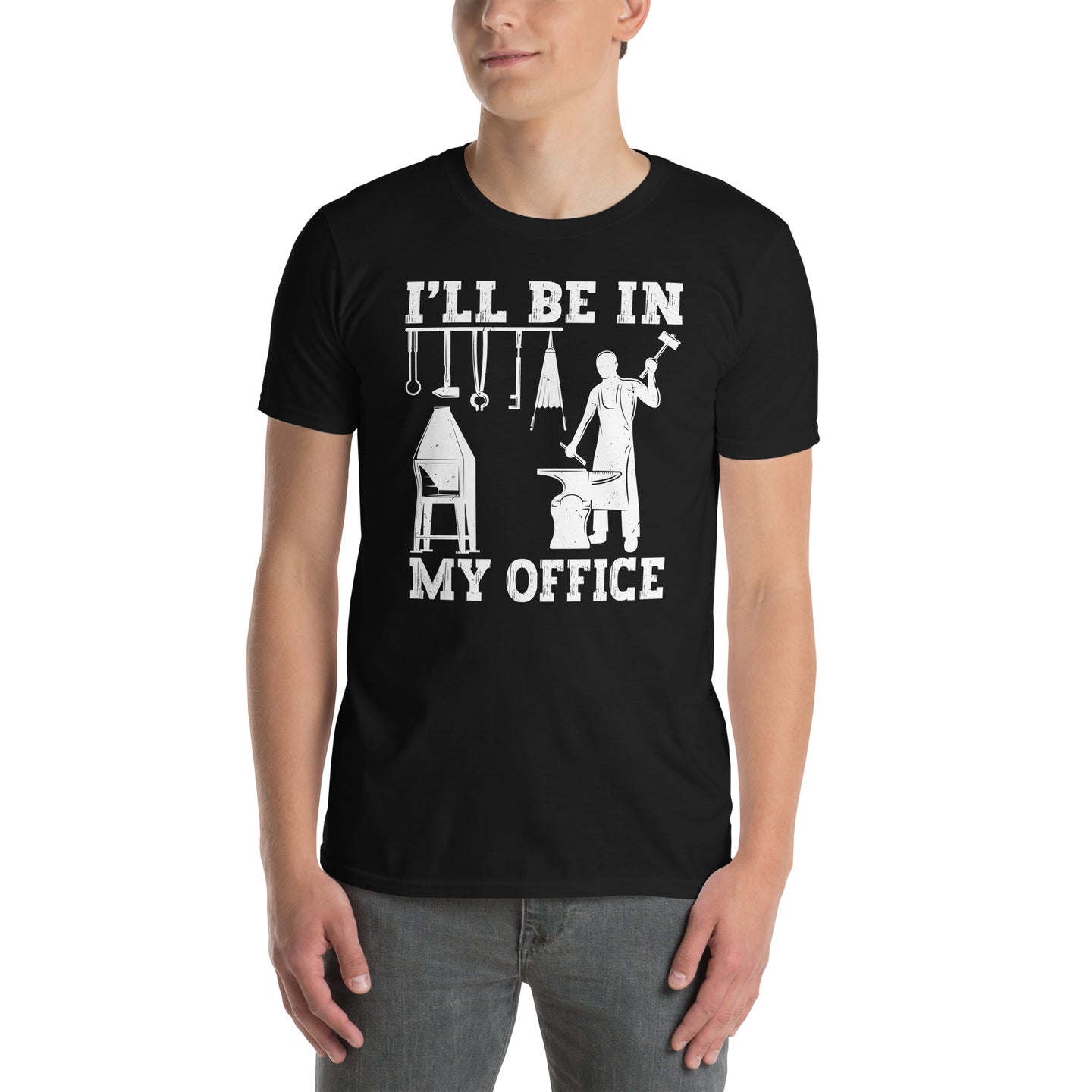 Blacksmith Forging T-Shirt - Funny 'My Office Forging' Shirt - Cuccico Design