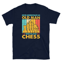 Never Underestimate An Old Man Chess T-Shirt | Funny Gift - Cuccico Design
