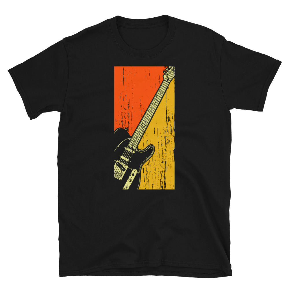 Vintage Guitar T-Shirt - Retro Style Gift for Guitarists - Cuccico Design