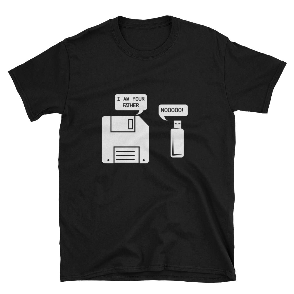 Funny Geek T-Shirt | Floppy Disk "I am Your Father" Tech Gift - Cuccico Design