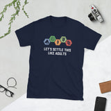Board Game T-Shirt | Let's Settle This Tabletop Apparel - Cuccico Design