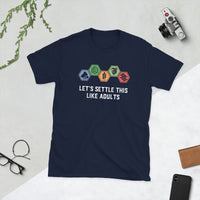 Board Game T-Shirt | Let's Settle This Tabletop Apparel - Cuccico Design