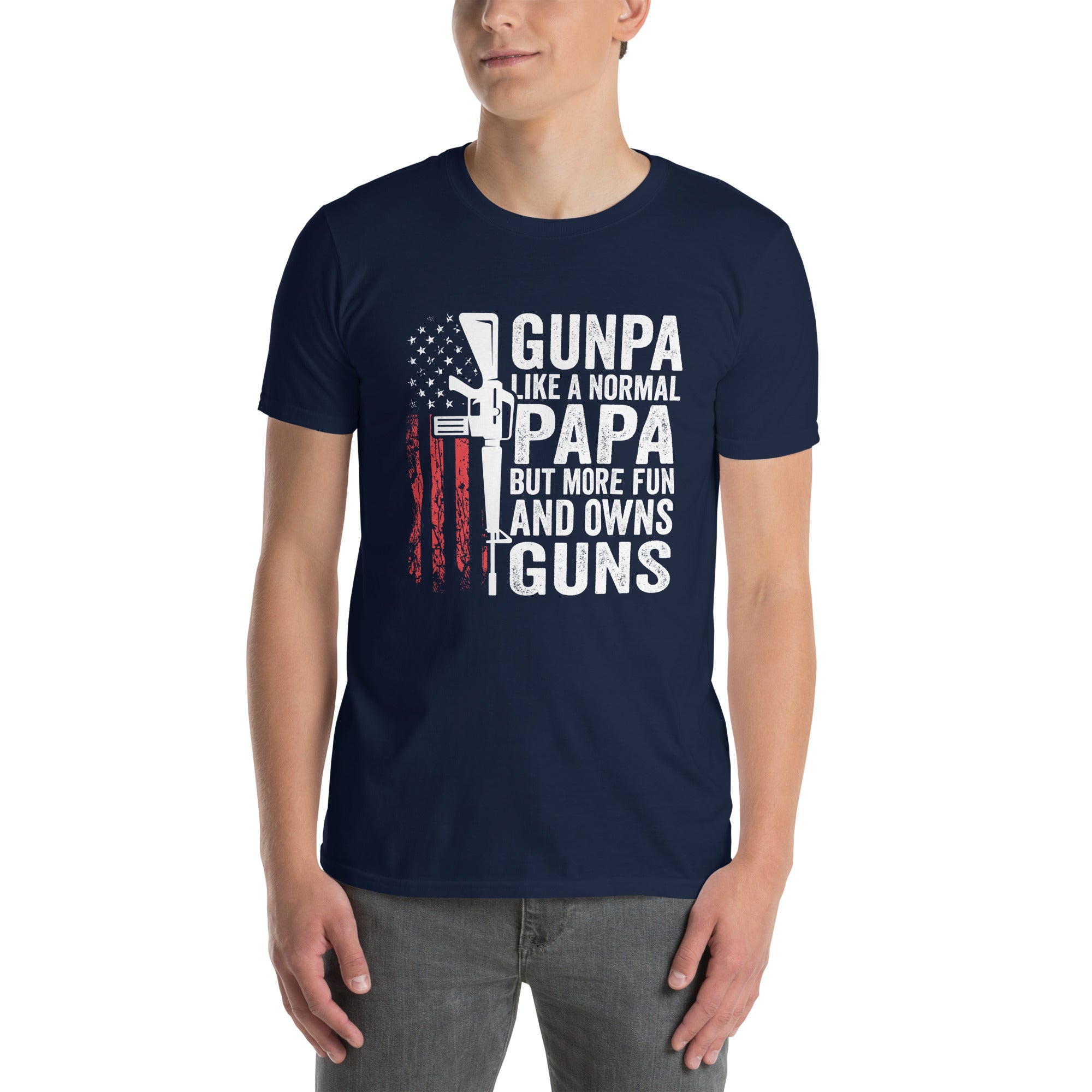 Gunpa T-Shirt | Funny Pro-Gun Grandpa Shirt - Cuccico Design