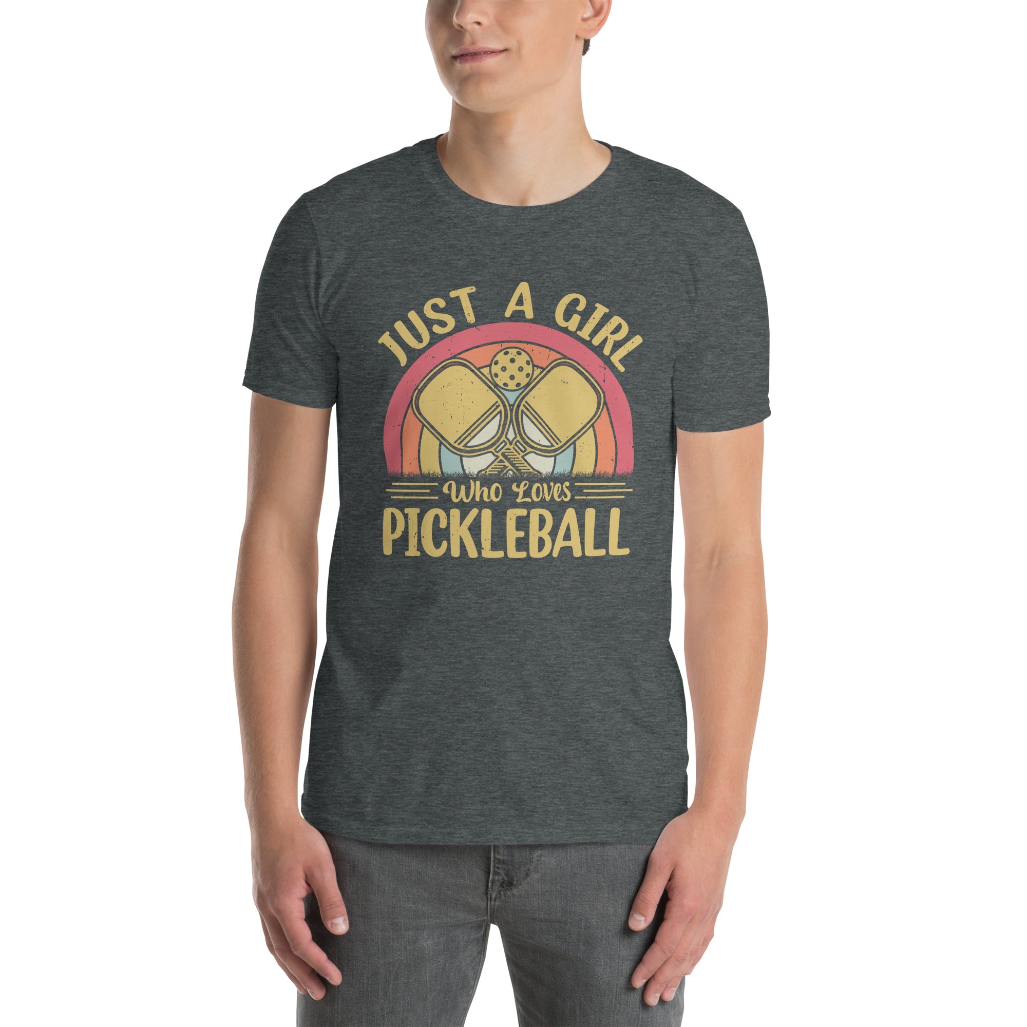 Funny Pickleball T-Shirt | Just a Girl Who Loves Pickleball - Cuccico Design