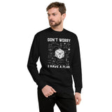 Don't Worry I Have A Plan D&D Sweatshirt | RPG Dice GM Gift - Cuccico Design