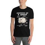 Sheep Shirt | Funny Anatomy of a Sheep Tee - Cuccico Design
