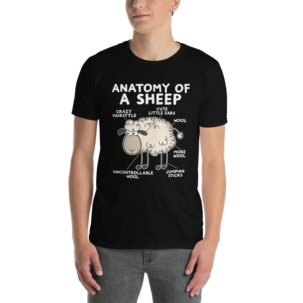 Sheep Shirt | Funny Anatomy of a Sheep Tee - Cuccico Design