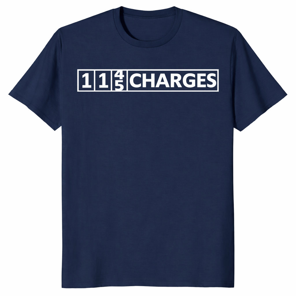 115 Charges Banner Shirt in navy