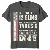 12 guns shirt in dark heather