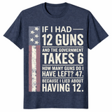 12 guns shirt in heather navy