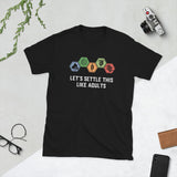 Board Game T-Shirt | Let's Settle This Tabletop Apparel - Cuccico Design