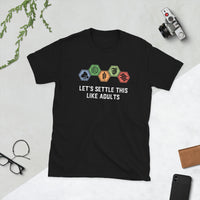 Board Game T-Shirt | Let's Settle This Tabletop Apparel - Cuccico Design