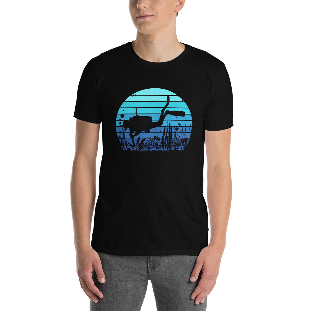 Retro Vintage Scuba Diving T-Shirt | Unisex Tee - Cuccico Design