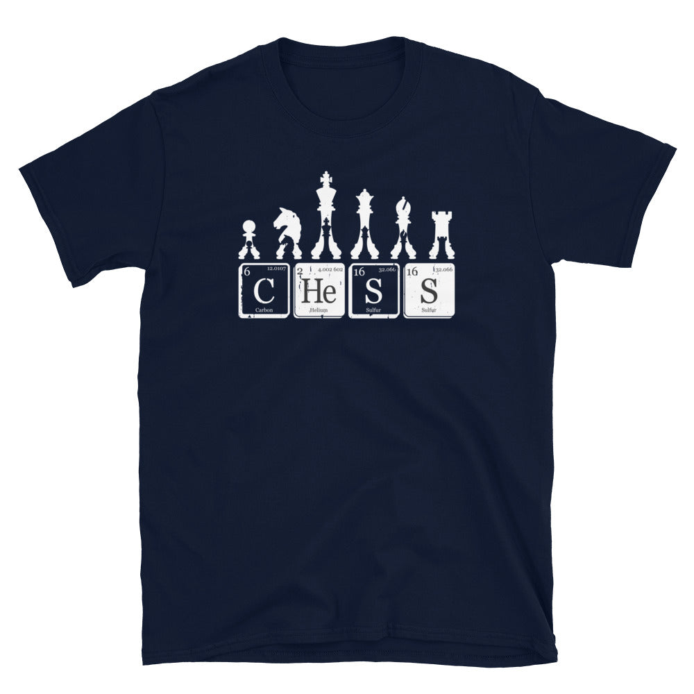 Chess Periodic Table T-Shirt | Science & Chess Gift - Cuccico Design