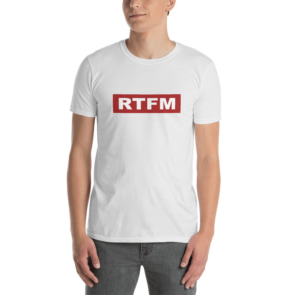 RTFM T-Shirt - Funny Tech Support & IT Sysadmin Shirt - Cuccico Design