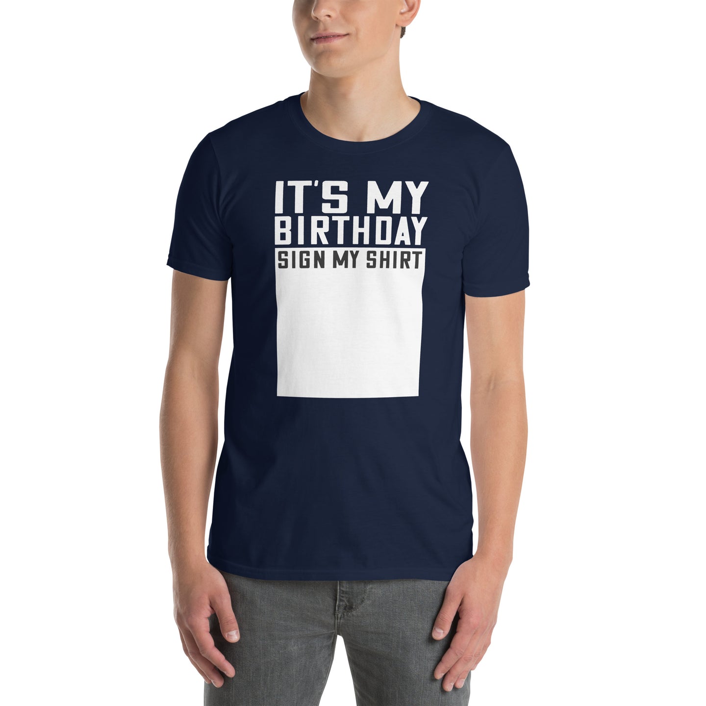 Birthday Sign My T-Shirt - Funny Party Tee - Cuccico Design