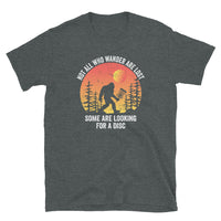 Disc Golf Bigfoot Christmas T-Shirt | Funny Holiday - Cuccico Design