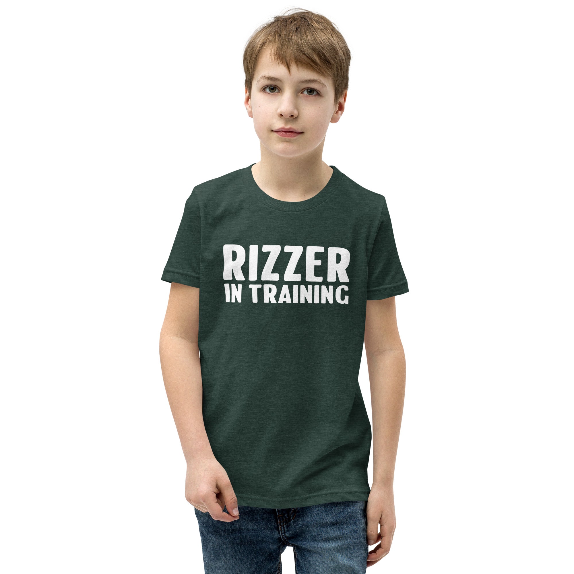 Funny Rizzer In Training Youth T-Shirt | Trendy Kids Tee - Cuccico Design