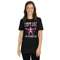 Weightlifting Shirt | Funny 'Lift Like a Girl' Tee - Cuccico Design