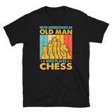 Never Underestimate An Old Man Chess T-Shirt | Funny Gift - Cuccico Design