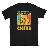 Never Underestimate An Old Man Chess T-Shirt | Funny Gift - Cuccico Design