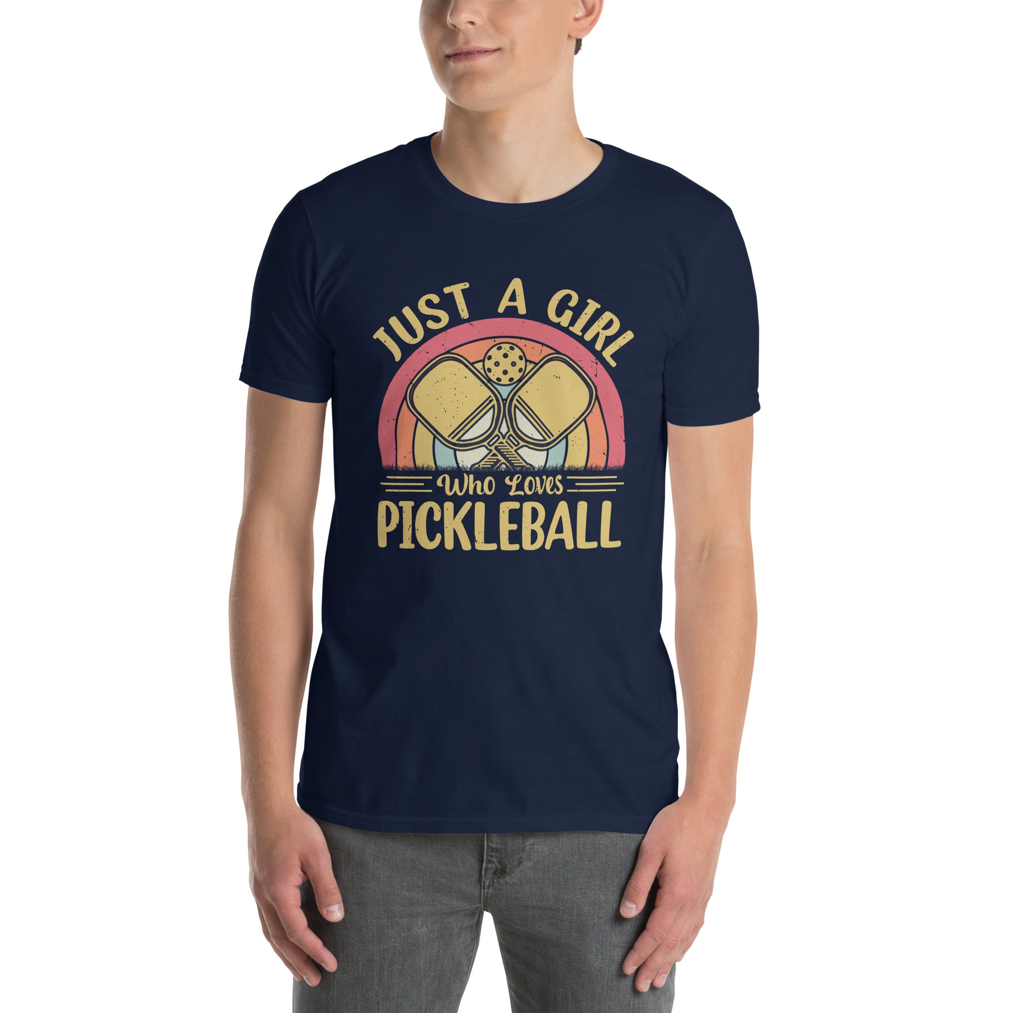 Funny Pickleball T-Shirt | Just a Girl Who Loves Pickleball - Cuccico Design