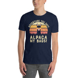 Alpaca Wearing Sunglasses T-Shirt - Funny Animal Tee - Cuccico Design