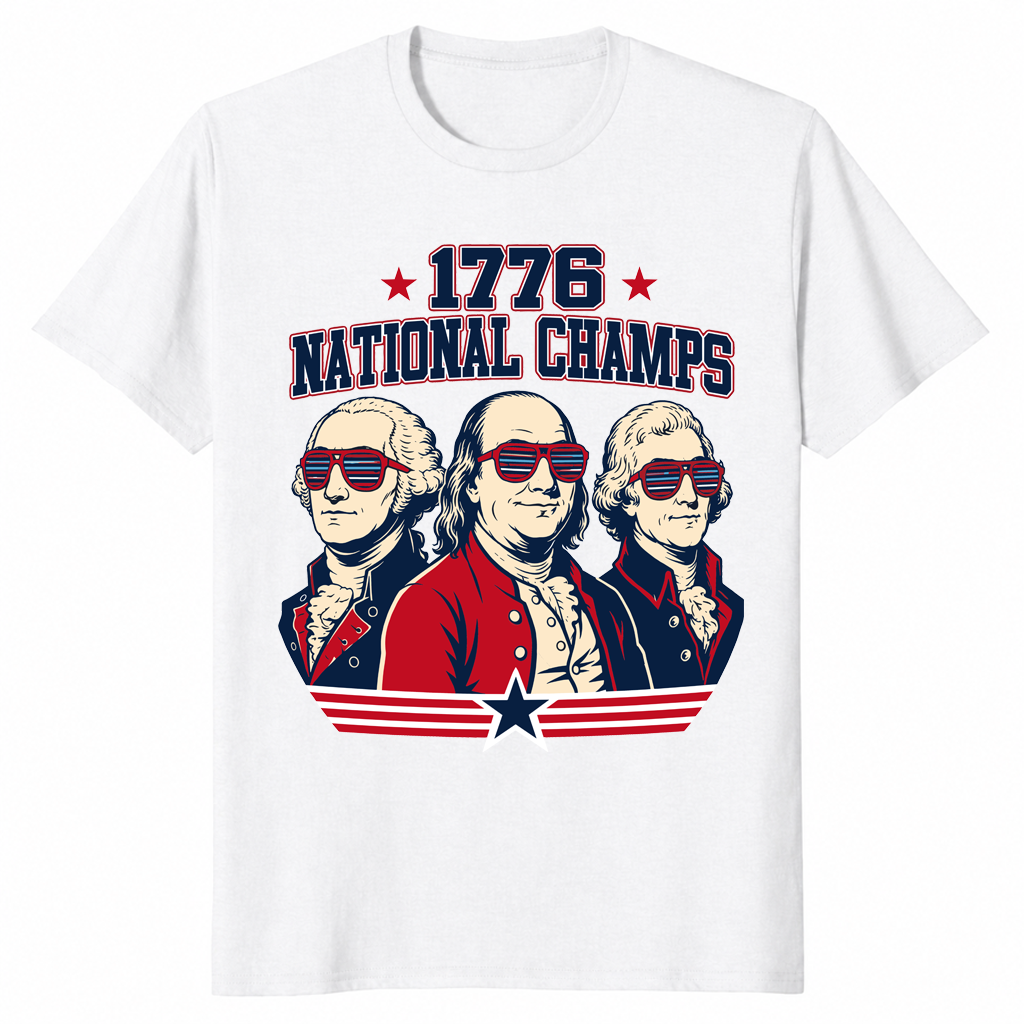 1776 National Champs Shirt | Iconic 2026 Founding Fathers Tee | Cuccico