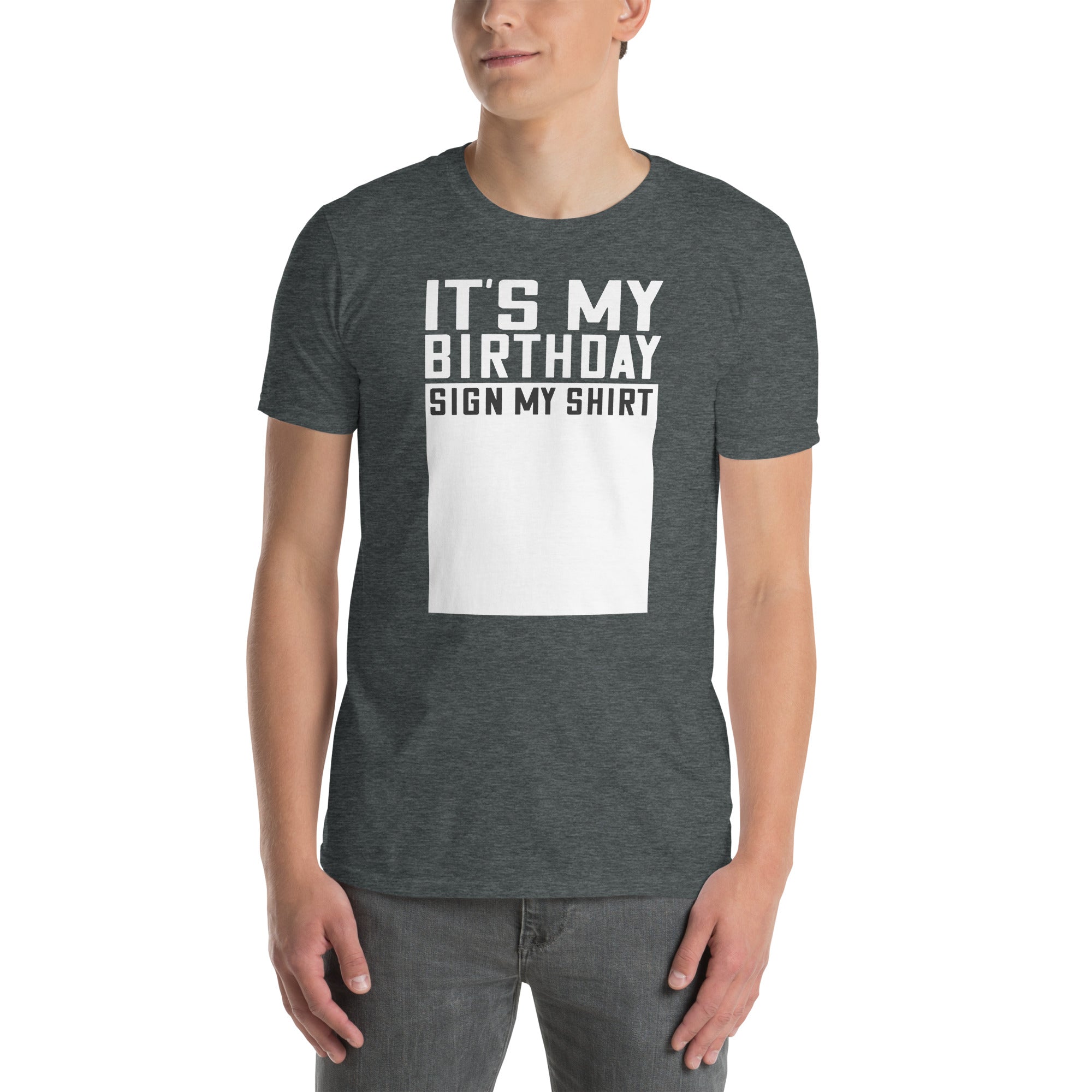 Birthday Sign My T-Shirt - Funny Party Tee - Cuccico Design
