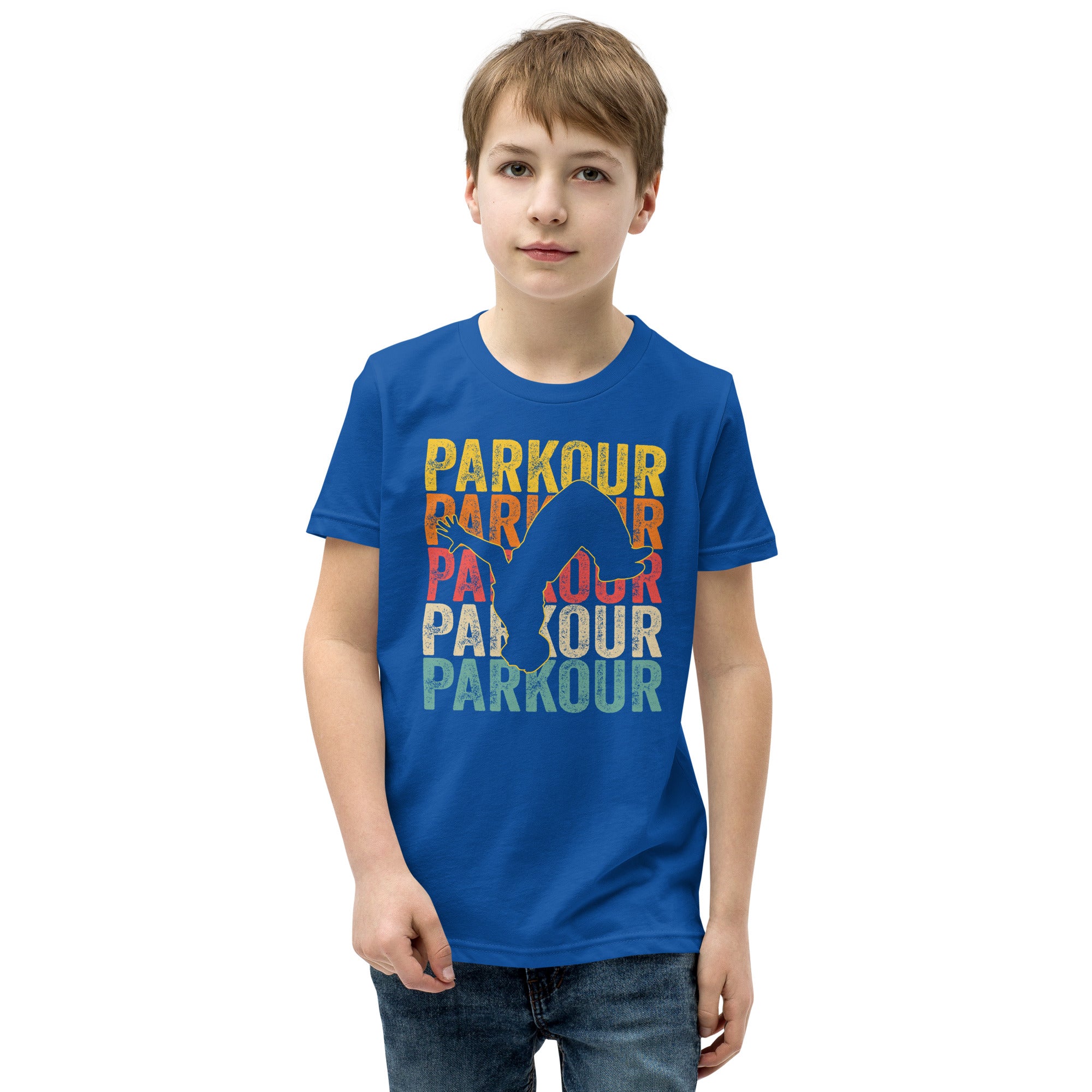 Youth Retro Parkour T-Shirt | Freerunning Tee - Cuccico Design