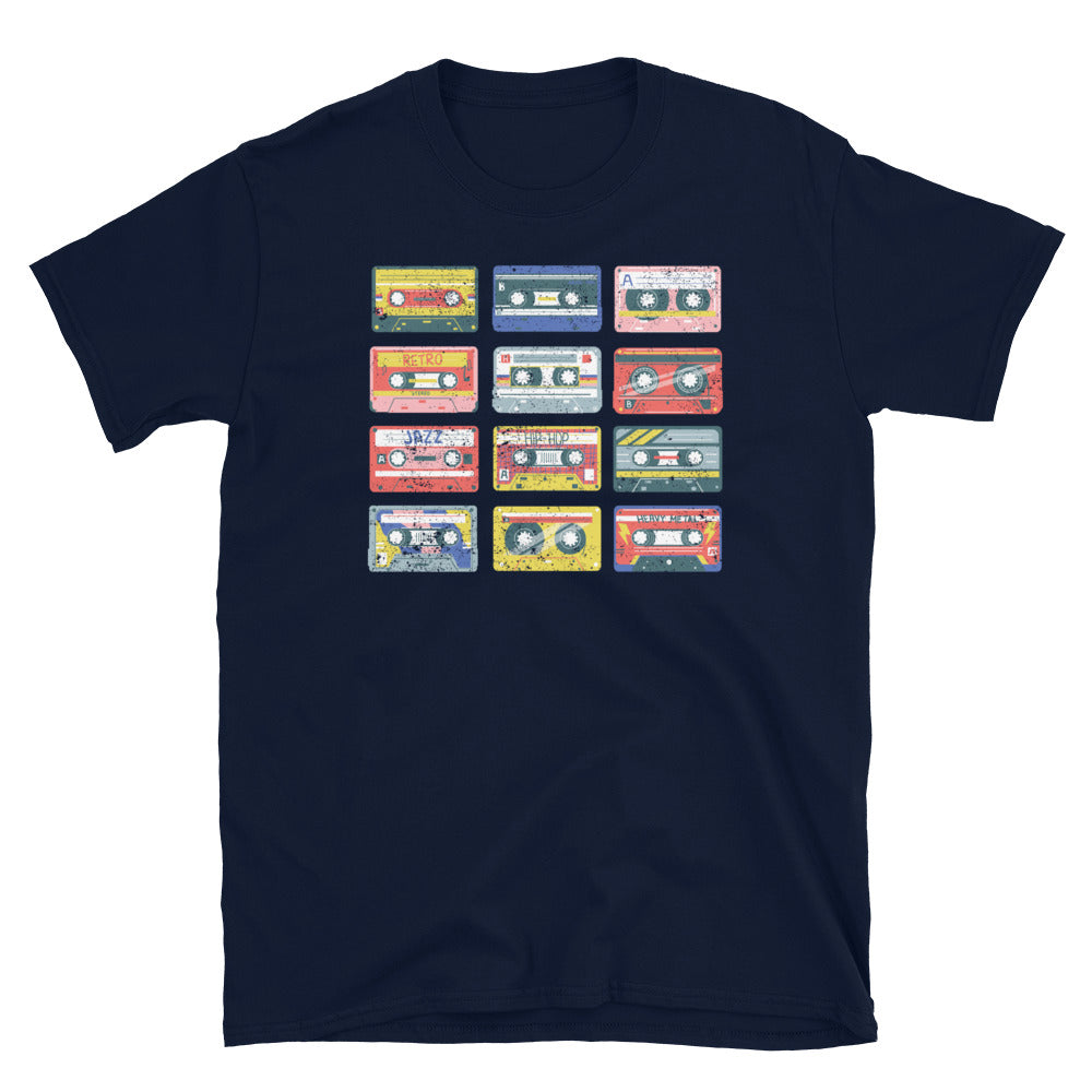 Vintage Cassette Tape Mixtape T-Shirt | 80s Graphic Tee - Cuccico Design