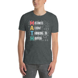 Math Teacher T-Shirt | Mistakes Allow Thinking To Happen - Cuccico Design