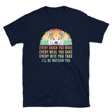 Akita Owner T-Shirt: Every Snack You Make Akita Dog Shirt - Cuccico Design