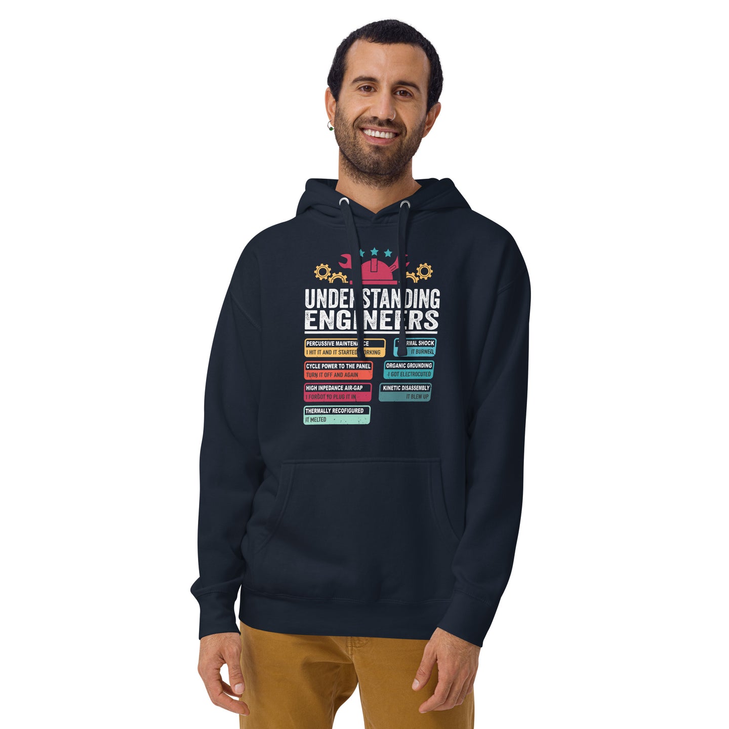 Funny Engineer Hoodie - Engineering Student Gift - Cuccico Design