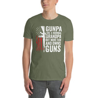 Gunpa T-Shirt | Funny Grandpa Gun Owner Shirt - Cuccico Design